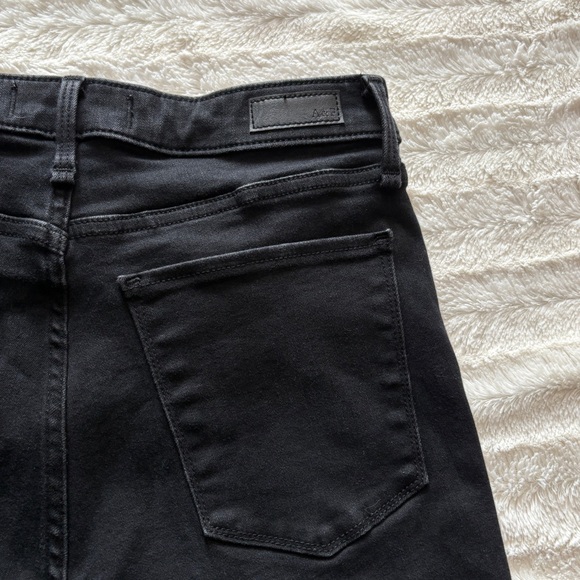 Abercrombie & Fitch Super Skinny Ankle High Rise Black  Jeans w/ Raw Hem - Picture 4 of 10